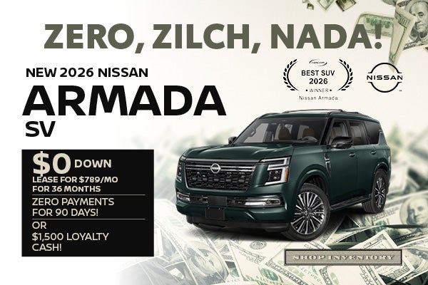 New 2026 Nissan Armada SV